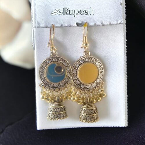 Mirror earrings rajkoot